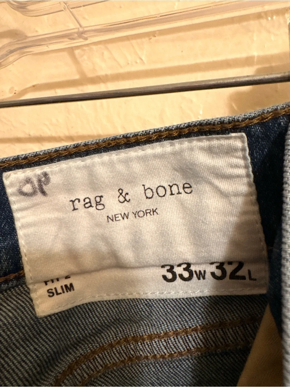 Rag & Bone Men’s Jeans- 33W 32L